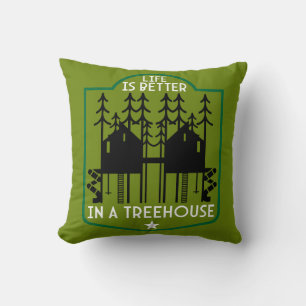 House Treehouse Cushion