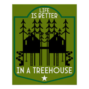 House Treehouse Poster