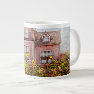 House - Victorian - Summer Cottage Large Coffee Mug