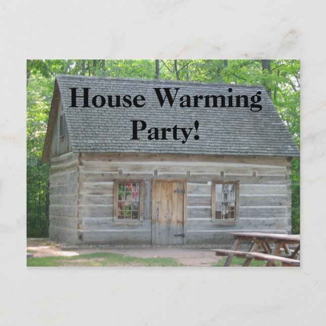 House Warming Party! Invitation Postcard (Front)