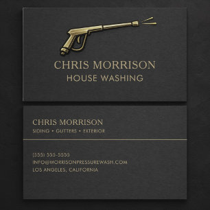 House Washing Pressure Washing Business Card