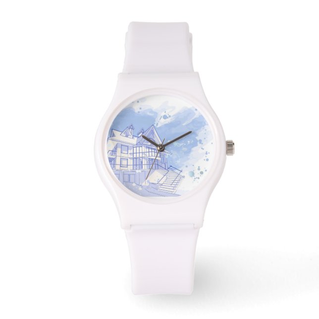 house: watercolor draw watch (Front)