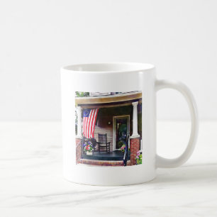 House with Betsy Ross Flag Coffee Mug