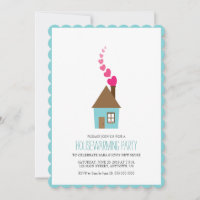 House with Hearts Above Chimney Housewarming