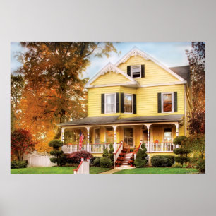 House - Yellow Lace -  Dream House Poster