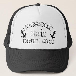 HOUSEBOAT HAIR DON'T CARE! TRUCKER HAT