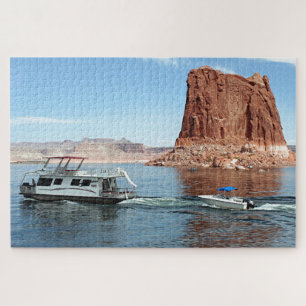 Houseboat, Lake Powell, Arizona Jigsaw Puzzle