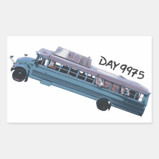 Housebus Rectangular Sticker