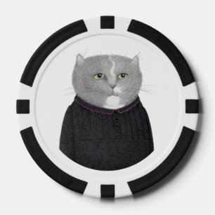 HOUSEKEEPER CAT Poker Chips