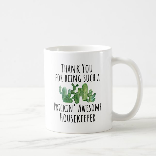 Housekeeper House Cleaner Gift Idea Coffee Mug (Right)
