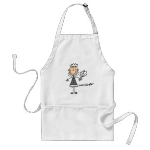Housekeeper Stick Figure Standard Apron