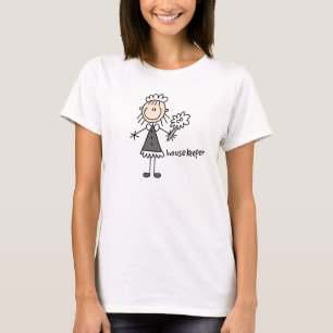 Housekeeper Stick Figure T-Shirt