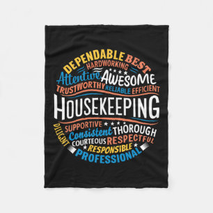 Housekeeping Appreciation Gifts Environmental Serv Fleece Blanket