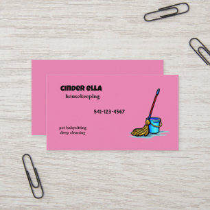 Housekeeping Business Card