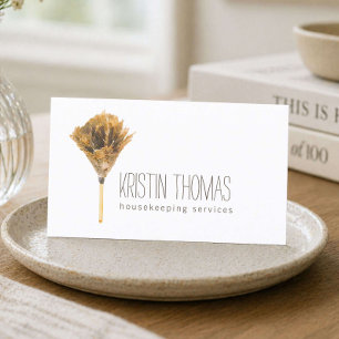 Housekeeping business card