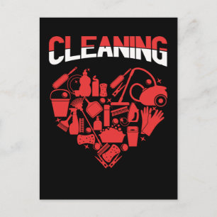 Housekeeping Cleaning Heart Vacuum Cleaner Houseke Postcard