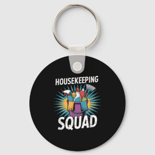 Housekeeping Cleaning Team Hotel Staff Housekeepin Key Ring