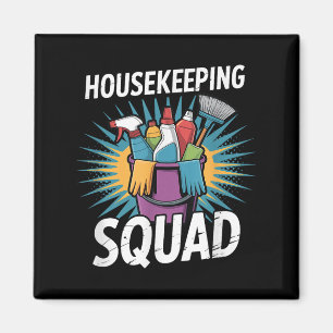 Housekeeping Cleaning Team Hotel Staff Housekeepin Magnet