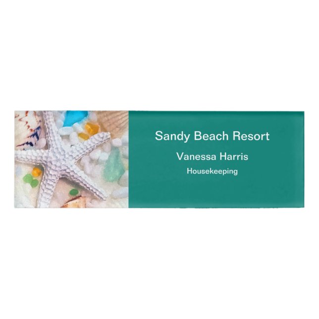 Housekeeping Hotel Staff Name Tag (Front)