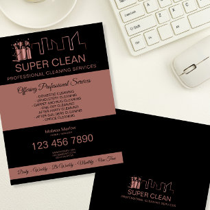 Housekeeping House Cleaning Maid Janitor Flyer