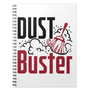 Housekeeping Housekeeper Cleaning Lady Dust Buster Notebook