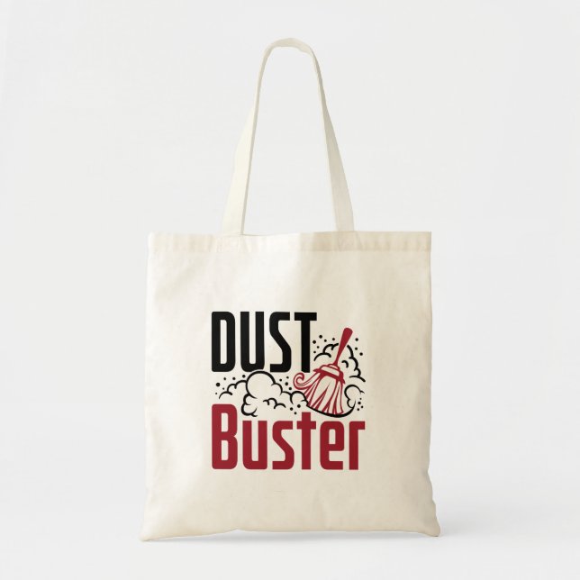 Housekeeping Housekeeper Cleaning Lady Dust Buster Tote Bag (Front)