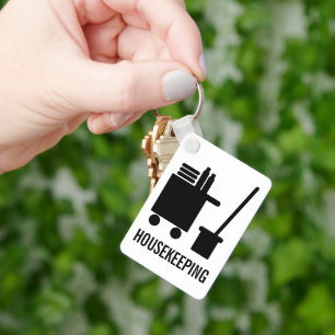 Housekeeping keychain for cleaning service