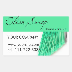 Housekeeping Rectangular Sticker