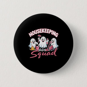 Housekeeping Squad Team Cleaner Environmental Serv 6 Cm Round Badge