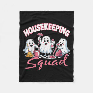 Housekeeping Squad Team Cleaner Environmental Serv Fleece Blanket