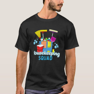 Housekeeping Squad Team Cleaner Environmental Serv T-Shirt