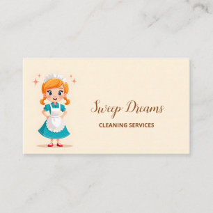 Housemaid  Housekeeper Business Card