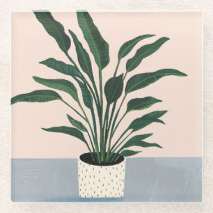 Houseplant Glass Coaster