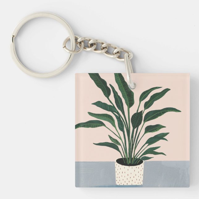 Houseplant Key Ring (Front)