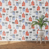 Houses and Cottages Watercolor