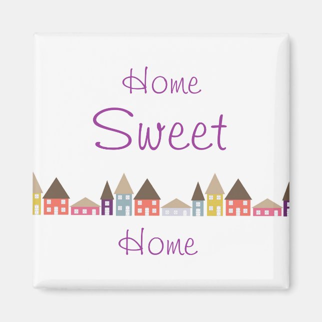 Houses and Roof Tops Magnet (Front)