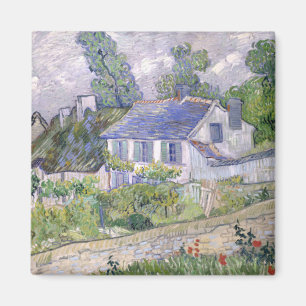 Houses at Auvers Vincent  van Gogh   Magnet
