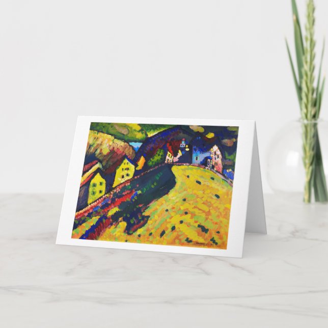 Houses at Murnau, Wassily Kandinsky Card (Front)