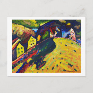 Houses at Murnau, Wassily Kandinsky Postcard