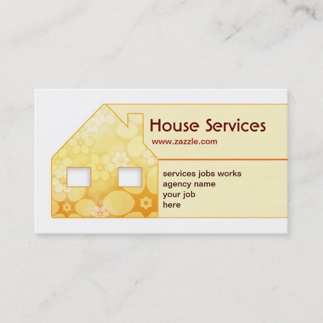 houses business card (Front)