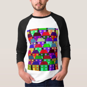 HOUSES COLORFUL HOME COMMUNITY   T-Shirt
