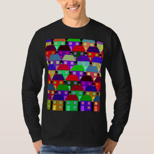 HOUSES COLORFUL HOME COMMUNITY T-Shirt