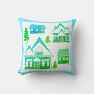 Houses Cushion