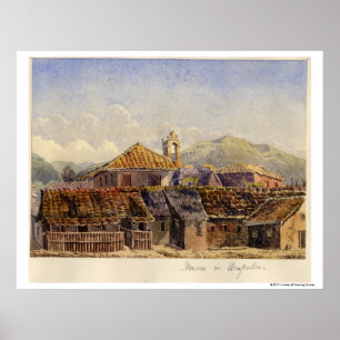 Houses in Acapulco Poster