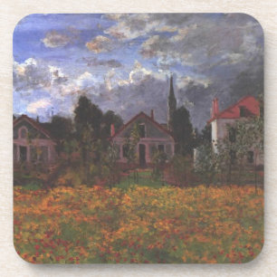 Houses In Argenteuil - Claude Monet - 1873 Coaster