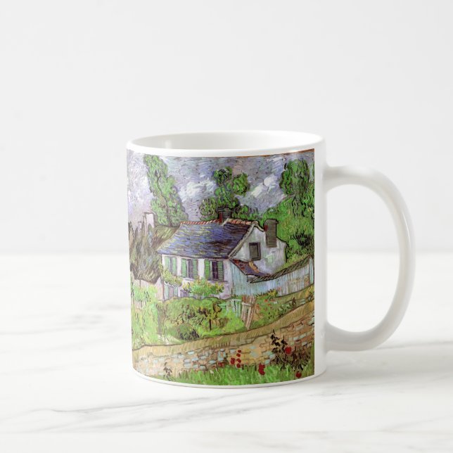 Houses in Auvers by Vincent van Gogh Coffee Mug (Right)