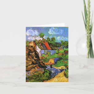 Houses in Auvers Van Gogh Fine Art Card