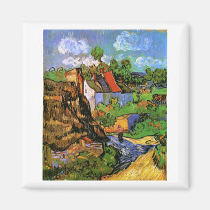 Houses in Auvers Van Gogh Fine Art Magnet