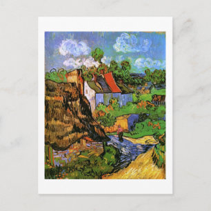 Houses in Auvers Van Gogh Fine Art Postcard