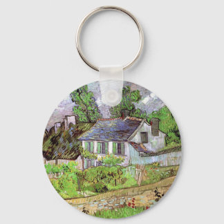 Houses in Auvers,Vincent van Gogh. Key Ring